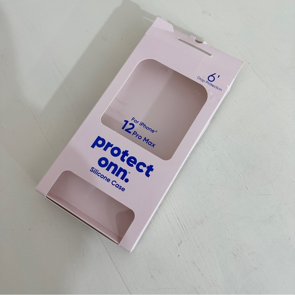 iPhone 12 pro max silicone case in light pink - Picture 6 of 6